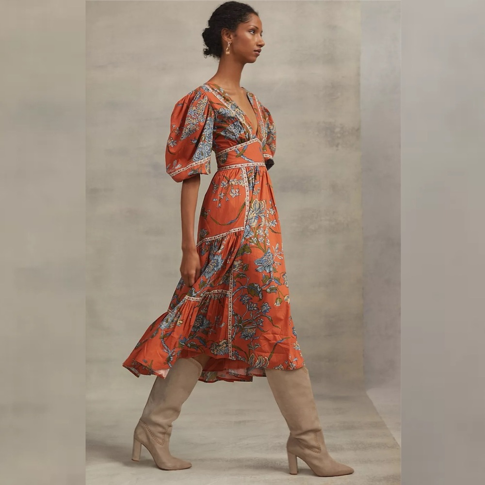 Anthropologie House of Harlow 1960 Wanda Floral Dress - Picture 2 of 10